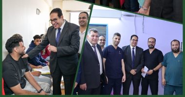 سامى عبدالصادق يتفقد إجراءات الكشف الطبي على طلاب جامعة القاهرة الأهلية