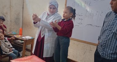 انطلاق فعاليات اليوم العالمى لغسيل الأيدى بمدارس سوهاج