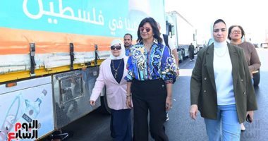 نبيلة مكرم: قافلة دعم غزة تنفيذ لبند المساعدات فى اتفاق شرم الشيخ