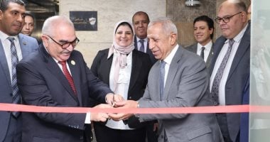 افتتاح قاعة مركز الدراسات القضائية والتدريب والتعاون الدولى بهيئة قضايا الدولة