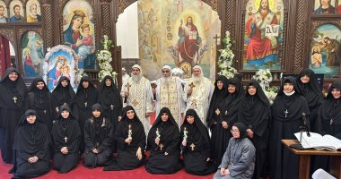 الكنيسة ترسم راهبات جدد فى دير السيدة العذراء والقديس مار يوحنا بأوهايو