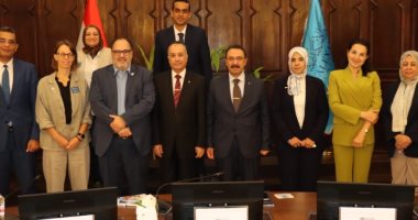 جامعة الإسكندرية تستقبل وفد جامعة ولاية بنسلفانيا الأمريكية 