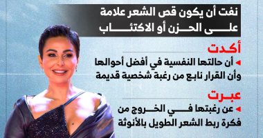 ميس حمدان عن ظهورها بشعر قصير في الجونة: عايزة أعمل كده من زمان.. إنفوجراف