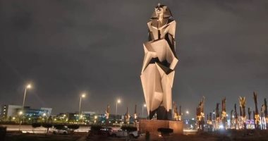 تجميل محيط المتحف المصرى الكبير استعدادا للافتتاح الرسمى 1 نوفمبر.. صور