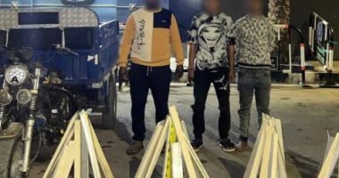 القبض على عصابة سرقة نوافذ عقارات بالعاشر من رمضان