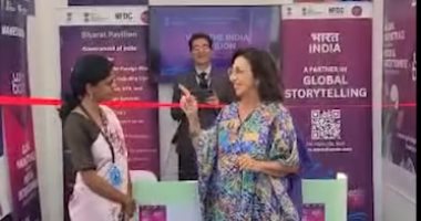 ماريان خوري تفتتح فعاليات سيني جونة بمهرجان الجونة السينمائي.. فيديو