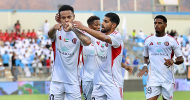 الجزيرة ينجو من فخ دبا بفوز صعب فى الدوري الإماراتي بمشاركة إبراهيم عادل