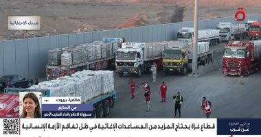 مي الصايغ: اعتراض أول شاحنة مساعدات كبّد الهلال الأحمر المصري خسائر كبيرة