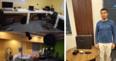 ضبط صاحب استوديو غير مرخص يبث محتوى مخالفًا لقانون الملكية الفكرية