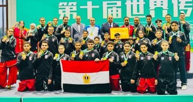 مصر تتوج بلقب بطولة العالم للأساليب التقليدية برصيد 54 ميدالية