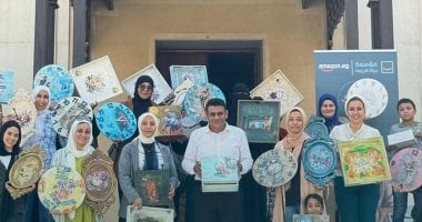 حياة كريمة تواصل ورش الكروشيه والديكوباج فى قصر خديجة بحلوان