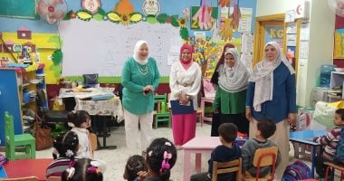 وكيل تعليم بنى سويف تجرى زيارة مفاجئة لمدرسة محمود حمد الرسمية