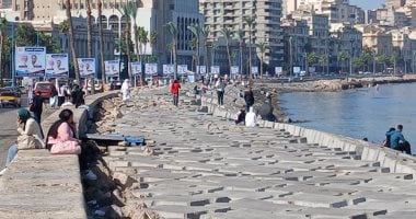 طقس الإسكندرية خريفى نهارا مائل للبرودة ليلا والصغرى تسجل 19 درجة.. فيديو