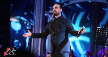 وائل جسار: مدين للجمهور المصرى بحياتى وربنا يحفظ مصر وأهلها الطيبين.. صور 