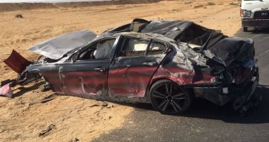 مصرع شخص إثر انقلاب سيارته على طريق مصر - الإسماعيلية