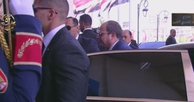الرئيس السيسي يصل مقر الندوة التثقيفية للقوات المسلحة بمناسبة ذكرى نصر أكتوبر