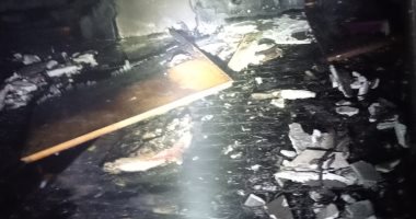 حريق يلتهم محتويات شقة بسبب شاحن محمول فى المحلة