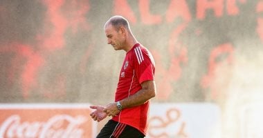 الأهلى يستعرض مهارة توروب مع الكرة قبل مواجهة الاتحاد السكندرى