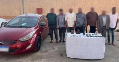 سقوط تشكيل عصابى نصب على مقاول بتماثيل مقلدة وصفقة وهمية