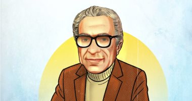 ذكرى رحيل أنيس منصور فى كاركاتير اليوم السابع