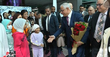 وصول النائب العام ووفد النيابة العامة لزيارة مستشفى أطفال 57357