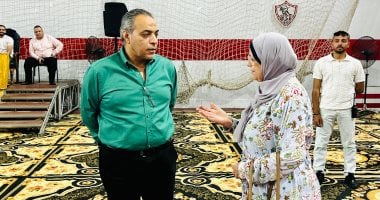 حسن موسى لـ اليوم السابع: عمومية الزمالك فى صالة مكيفة لراحة الأعضاء.. صور