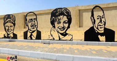 ملوك وفنانون وعلماء.. رموز مصرية على طول الطريق المؤدى للمتحف المصرى الكبير