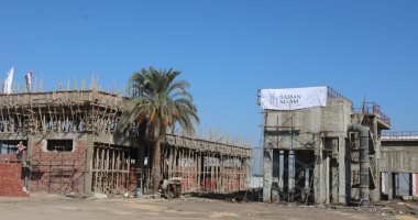 محافظ المنيا يتفقد الأعمال الانشائية لمحطة معالجة صرف صحى قفادة بمركز مغاغة