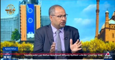 باحث فى العلاقات الدولية: القمة المصرية الأوروبية تسهم فى تعزيز الاقتصاد