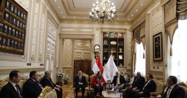 رئيس مجلس القضاء الأعلى يستقبل الرئيس التنفيذى لصندوق الإسكان الاجتماعى