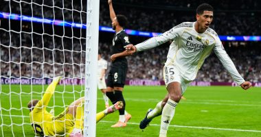 بيلينجهام يسجل أول أهداف الريال ضد يوفنتوس على طريقة البلياردو.. فيديو