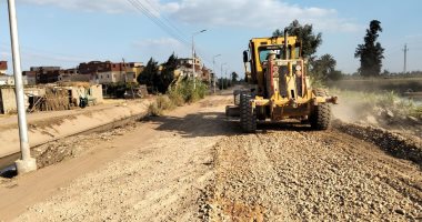 رفع كفاءة طريق جسر فرهاش بالبحيرة بتكلفة 27.5 مليون جنيه