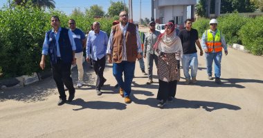 رئيس مياه سوهاج يتفقد أعمال الإحلال والتجديد بمحطة معالجة صرف الكولة