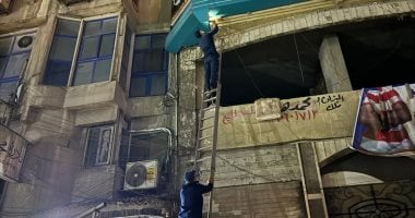 الحماية المدنية تنقذ قطتين علقتا داخل لوحة إعلانية بطنطا