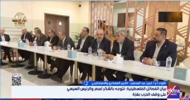 أيمن عبد المحسن: مصر تسعى لتوحيد الرؤية الفلسطينية والوصول لحل عادل للقضية