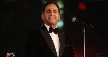 ياسر سليمان يتألق بأغنية كعب الغزال فى حفل مهرجان الموسيقى العربية.. صور 