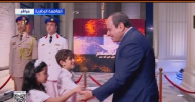 الرئيس  السيسى يصل مقر احتفالية وطن السلام بدار الأوبرا فى العاصمة الإدارية