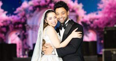 الصور الأولى لجلسة تصوير حفل زفاف أحمد جمال وفرح الموجى.. صور