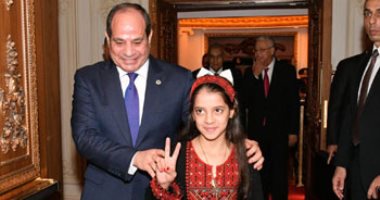 أول ظهور للطفلة الفلسطينية ريتاج على تليفزيون اليوم السابع: أسعد يوم فى حياتى