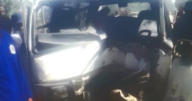 إصابة 11 معلما ومعلمة إثر تصادم سيارة بمركز البلينا في سوهاج