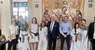 استعدادات مكثفة واستقبال مشرف لضيوف ظاهرة تعامد الشمس بمطار أبو سمبل