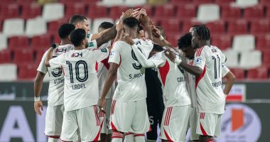 الجزيرة يتقدم على الوحدة بهدف فى الشوط الأول بمشاركة النني وإبراهيم عادل