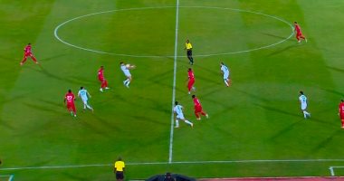 المصرى يتقدم على الاتحاد الليبى 1-0 فى الشوط الأول