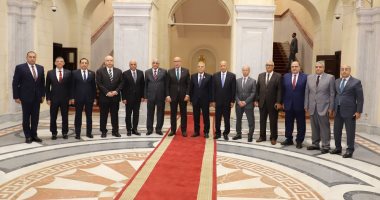 رئيس مجلس القضاء الأعلى يُهنئ المستشار عصام فريد لانتخابه رئيسا لمجلس الشيوخ