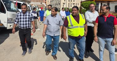 رئيس مياه المنوفية يتفقد جاهزية معدات الشركة فى مواجهة الأزمات