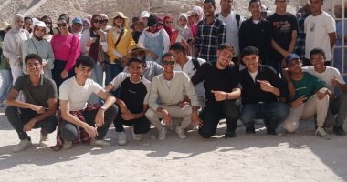 جامعة الأقصر تنظم تدريب ميداني لطلاب كلية الآثار داخل معابد الكرنك
