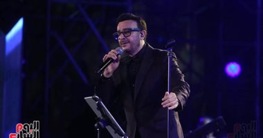 صابر الرباعى من مهرجان الموسيقى العربية: شرف كبير أن أغنى فى حفل الختام.. صور 