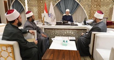 اجتماع مفتي الجمهورية مع مدير مركز الإمام الليث بن سعد