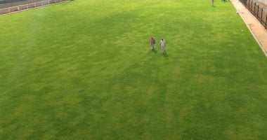 إنشاء ملعب كرة قدم قانونيا بنادى أبو بدوى في بيلا بكفر الشيخ