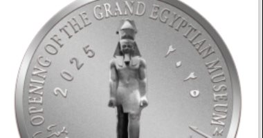 عملات تذكارية غير متداولة من خام الذهب والفضة توثق معالم المتحف المصري الكبير
